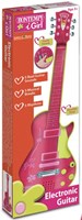 Bontempi guitare rock électronique jouet rose pour enfants