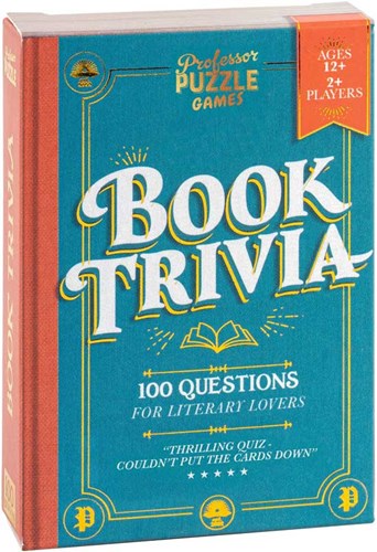 Professor Puzzle quizspel boeken - boekentrivia kaartspel 50 kaarten