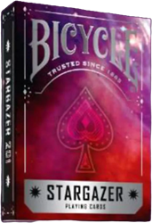Bicycle cartes à jouer Stargazer 201 - Jeu de cartes premium thème espace