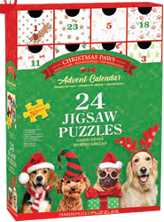Eurographics adventskalender kerst puzzel - Christmas Paws multicolor