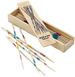 Philos Mikado jeu d'adresse en boîte en bois - 190x45x35 mm