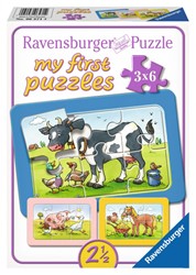 Ravensburger Goede vrienden - My First puzzels - 3x6 stukjes - kinderpuzzel