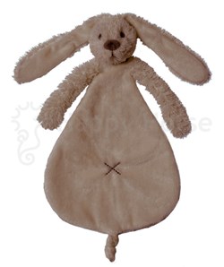Happy Horse knuffeldoekje konijn Richie - bruin - baby cadeau