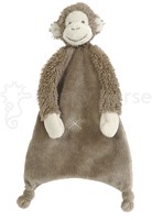Happy Horse knuffeldoekje aap Mickey - bruin - 28 cm - baby cadeau