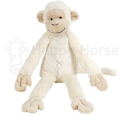 Happy Horse peluche singe Mickey - ivoire blanc - 43 cm - doudou