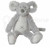 Happy Horse peluche Mouse Mindy 30 cm - gris - souris douce en peluche