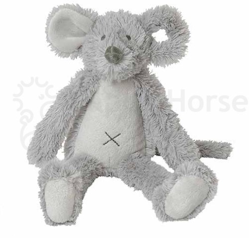 Happy Horse peluche Mouse Mindy 30 cm - gris - souris douce en peluche