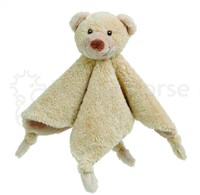 Happy Horse knuffeldoekje Beer Boogy - 25 cm - beige baby cadeau