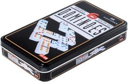 Domino dubbel 6 in blik