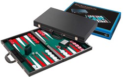 Philos mallette backgammon tournoi vert - jeu de société de luxe