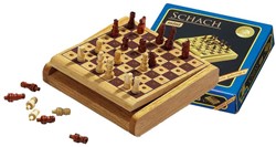 Philos Reis Schaak Steekspel Mini Veld 12 mm, Koningshoogte 23 mm
