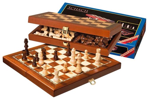 Philos Reis Schaak Kassette Veld 30 mm, Koningshoogte 65 mm Magnetisch