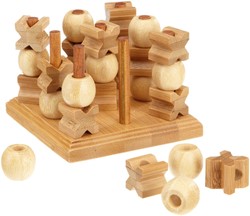 Philos Tic Tac Toe 3D, Bambou