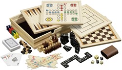 Philos Houten Spellen Verzameling 10 Klein