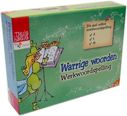 Scala educatief spel Warrige Woorden werkwoordspelling kaartspel