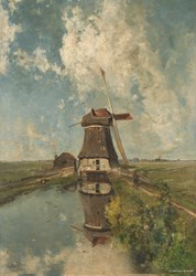 Puzzelman Een Molen - Paul Gabriël (Rijksmuseum) (1000)