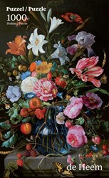 Puzzelman Vaas met Bloemen - Jan de Heem (Mauritshuis) (1000)