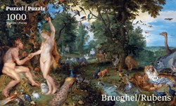 Puzzelman Paradijs - Peter Paul Rubens/Jan Brueghel de oude (Mauritshuis) (1000)