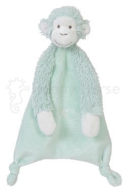 Happy Horse knuffeldoekje aap Mickey lagoon groen - 28 cm baby cadeau