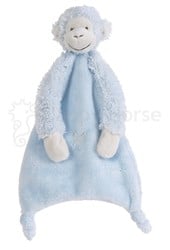 Happy Horse knuffeldoekje blauw Aap Mickey