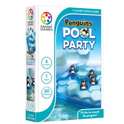 Smart Games puzzelspel Penguins Pool Party - 60 uitdagingen - educatief speelgoed