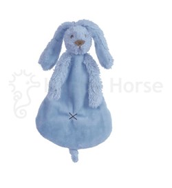Happy Horse knuffeldoekje Konijn Richie donkerblauw - zacht babycadeau