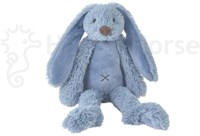 Happy Horse knuffel Konijn Richie groot donkerblauw pluche 58cm