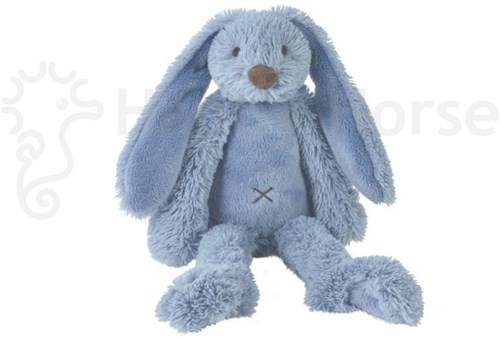 Happy Horse knuffel Konijn Richie groot donkerblauw pluche 58cm