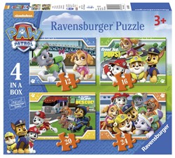 Ravensburger puzzle Paw Patrol 4puzzels 12+16+20+24p