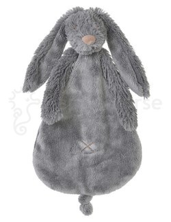 Happy Horse knuffeldoekje Konijn Richie donkergrijs - baby cadeau