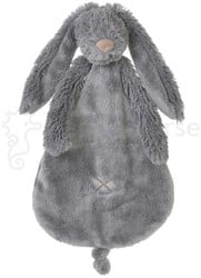 Happy Horse knuffeldoekje Konijn Richie donkergrijs - baby cadeau