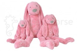 Happy Horse peluche lapin Richie rose foncé - doudou 38cm