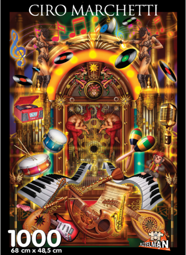 Puzzelman Juke Box - Ciro Marchetti (1000)