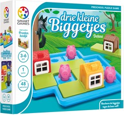 Smart Games Les trois petits cochons Deluxe - jeu éducatif pour enfants