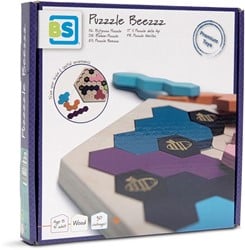 BS Toys Jeu de puzzle en bois Beezzz (43 pièces)