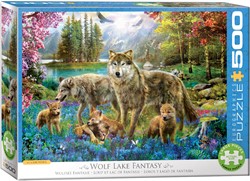 Eurographics puzzel Wolf Lake Fantasy - 500 XL stukjes