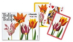 Cartes à jouer Piatnik Tulipes - Double Deck
