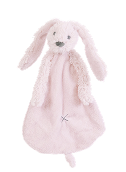 Happy Horse knuffeldoekje Konijn Richie roze - zacht babycadeau