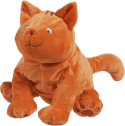 Happy Horse knuffel Dikkie Dik 30cm - oranje pluche kat - baby cadeau
