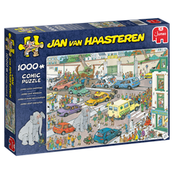 Jumbo puzzel Jan van Haasteren Gaat winkelen - 1000 stukjes cartoon