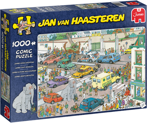 Jumbo puzzel Jan van Haasteren Gaat winkelen - 1000 stukjes