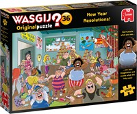 Jumbo puzzel Wasgij Original 36 - Goede Voornemens! 1000 stukjes cartoon