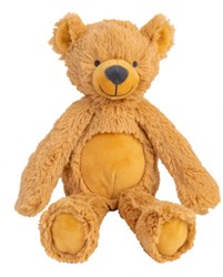 Happy Horse ours en peluche Bradley 28cm - jaune ocre - doudou tout doux