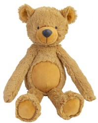 Happy Horse knuffelbeer Bradley 40cm - Okergeel - Zachte pluche knuffel