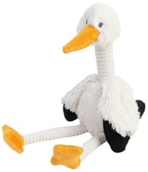 Happy Horse knuffel ooievaar Sky 34cm - pluche babycadeau wit