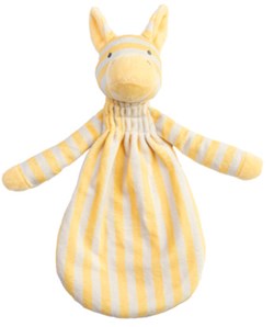 Happy Horse knuffeldoek zebra Ziggy geel-wit babycadeau