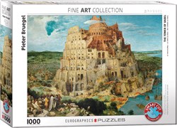 Eurografiek De toren van Babel - Pieter Bruegel (1000)