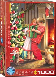 Eurographics kerst puzzel 1000 stukjes Simon Tread winter feestdagen