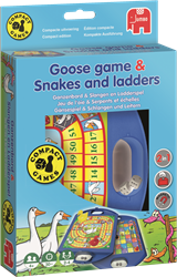 Jumbo Jeu de l'oie & Serpents et échelles Compact