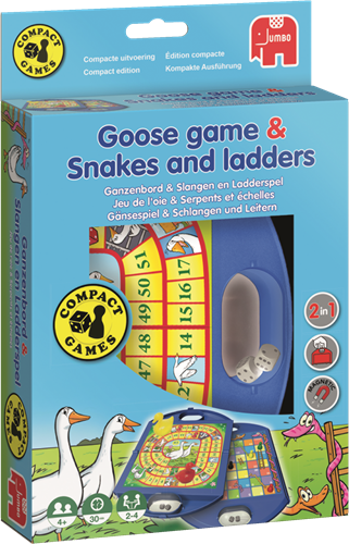 Jumbo Jeu de l'oie & Serpents et échelles Compact